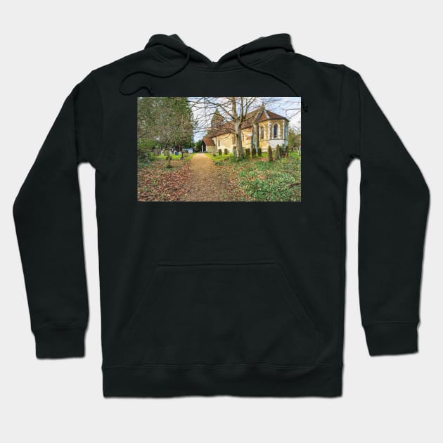 Parish Church of St Laurence Tidmarsh Hoodie by IanWL